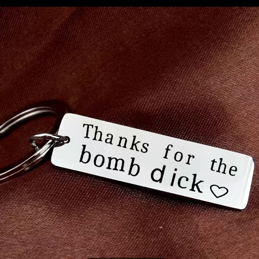 Keychain Thanks for the Bomb D@ck mens gift